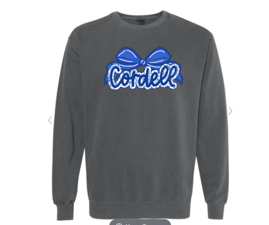 ADULT & YOUTH SIZES - Cordell Lace Bow - Apparel - Comfort Colors