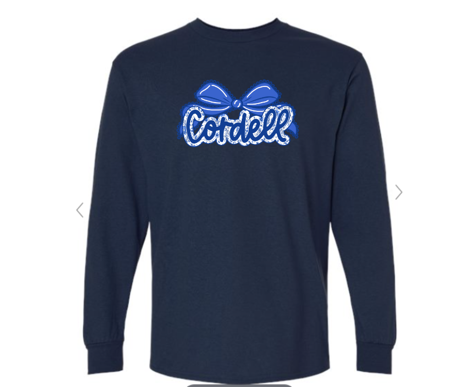 ADULT & YOUTH SIZES - Cordell Lace Bow - Apparel - Gildan