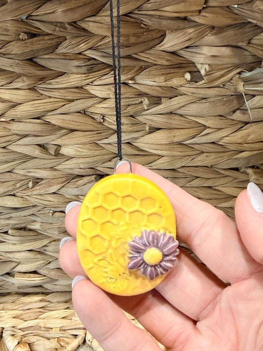 Honeycomb Flower ornament