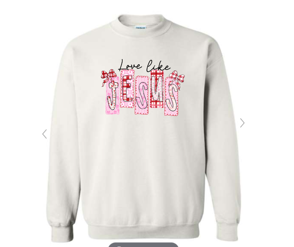 ADULT & YOUTH SIZES - Love like Jesus - Apparel