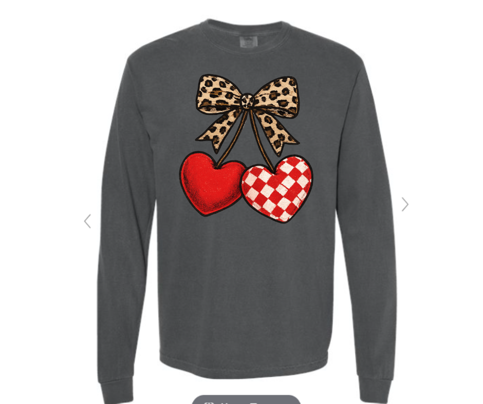 ADULT & YOUTH SIZES - Coquette Cherry - Apparel