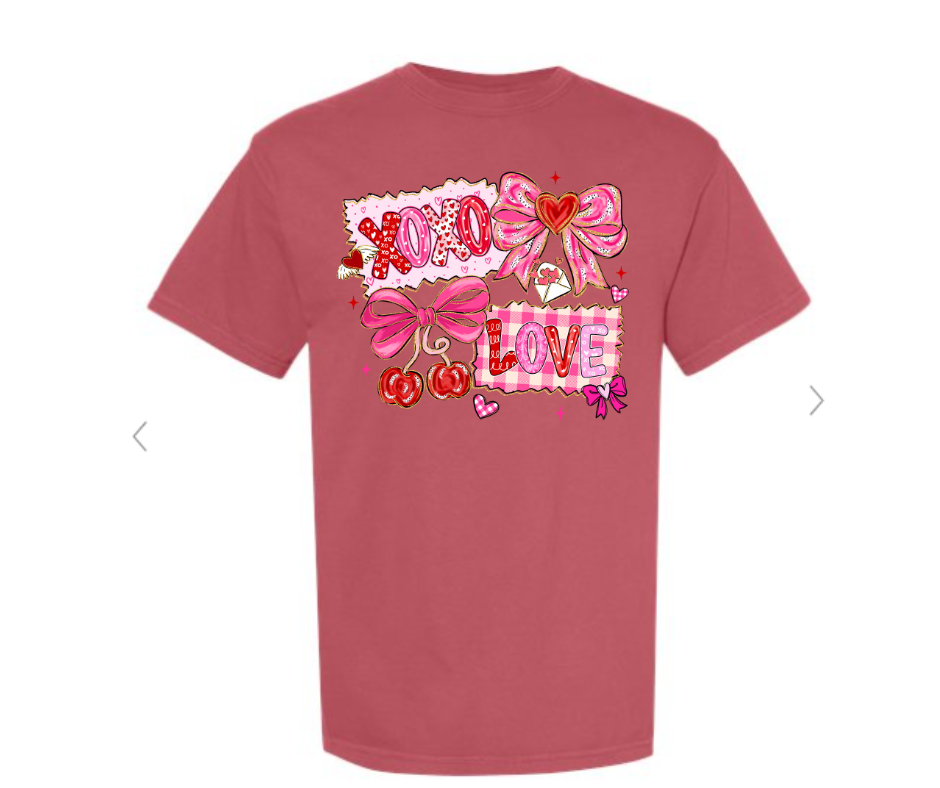 ADULT & YOUTH SIZES - XOXO Love - Apparel