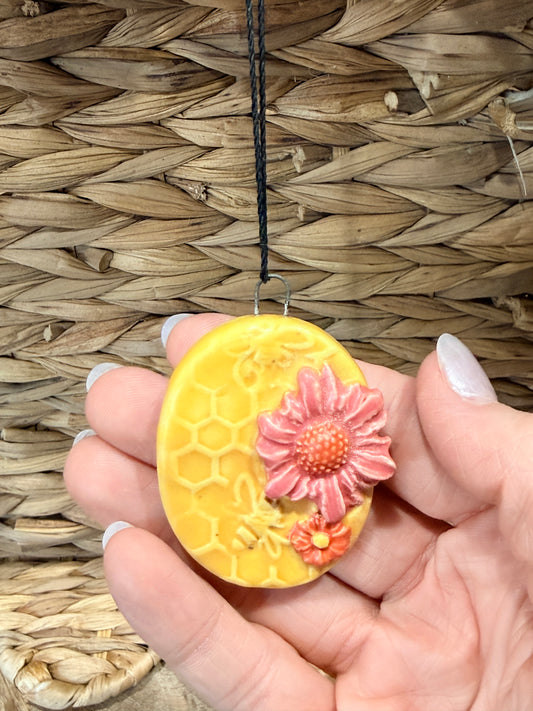 Honeycomb Flower ornament