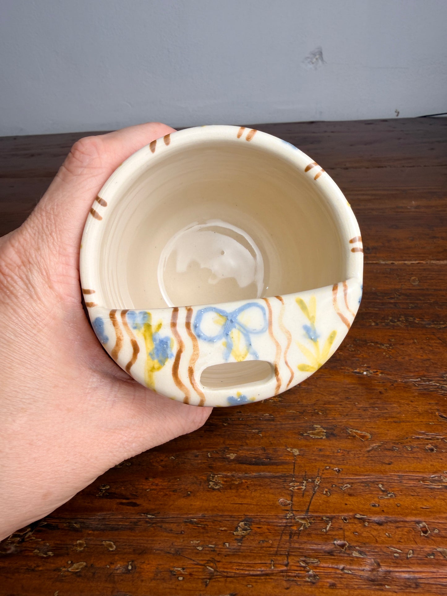 Floral sippy tumbler