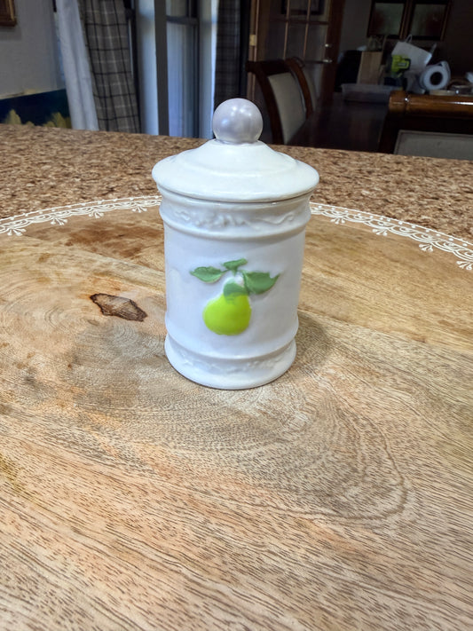 Small ceramic jar - fruit