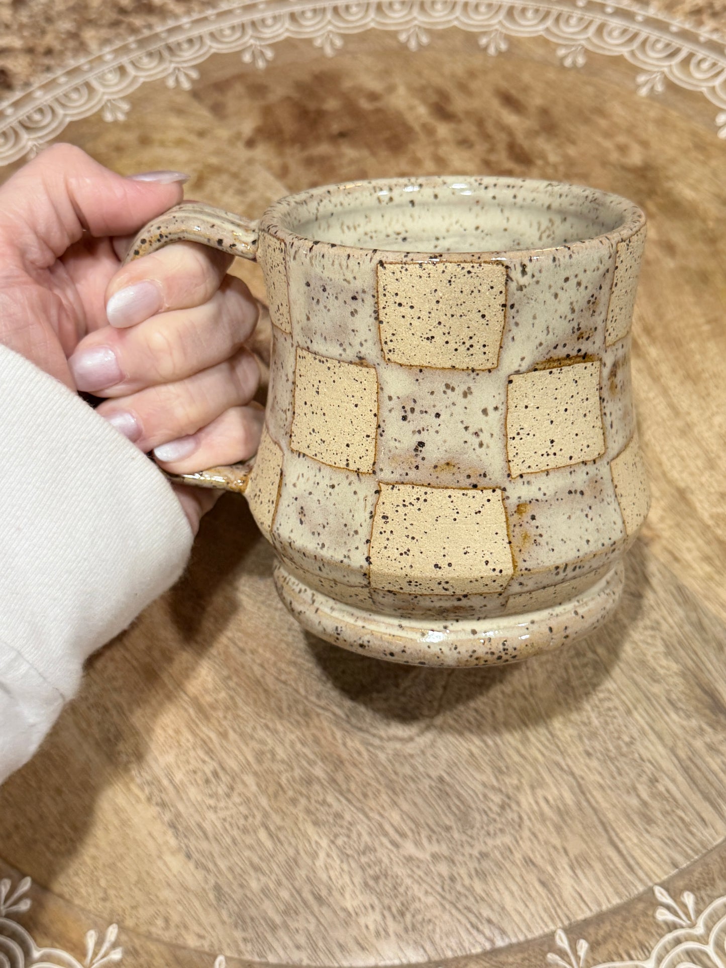 Checkered mug