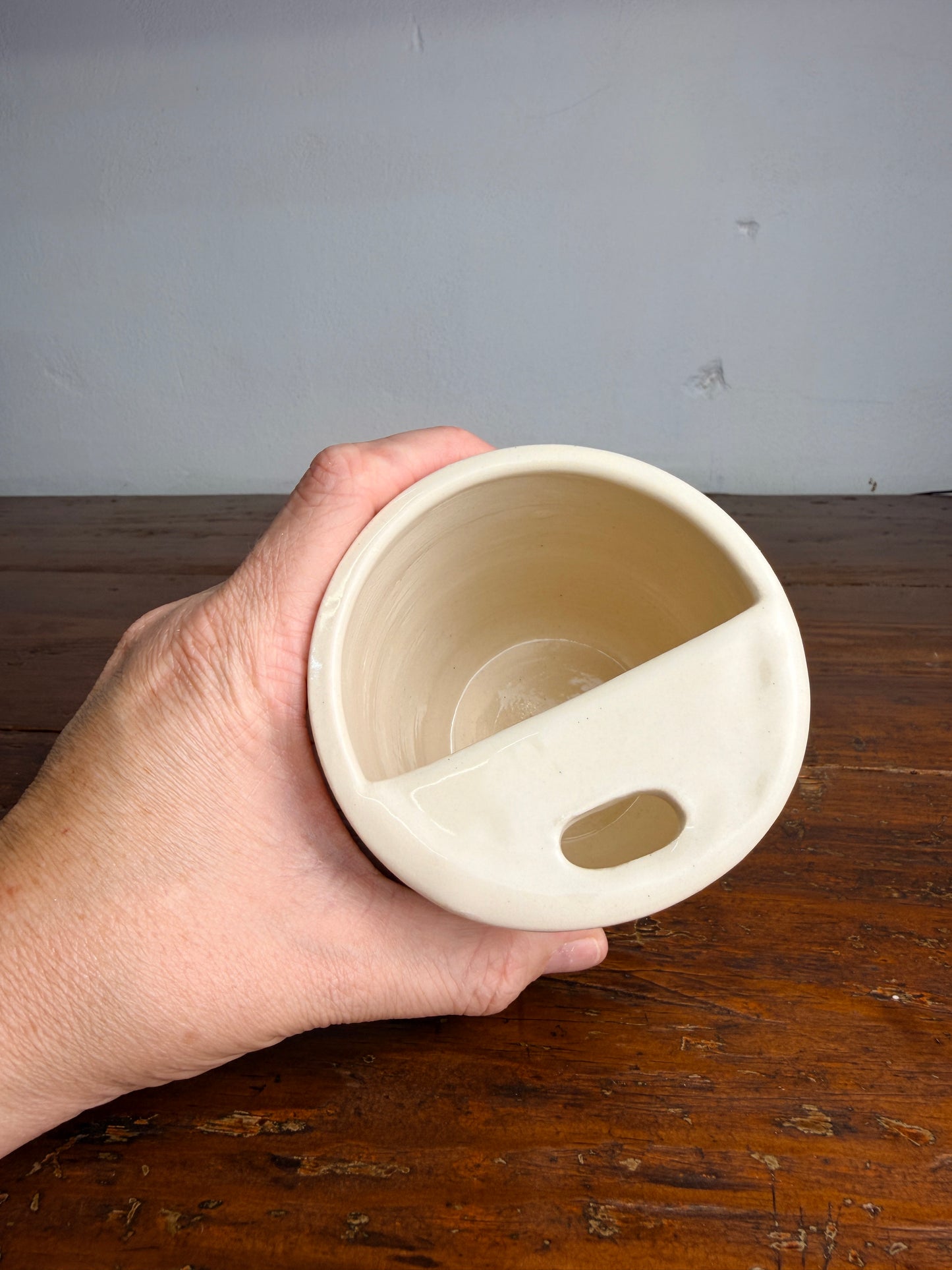 Floral sippy tumbler