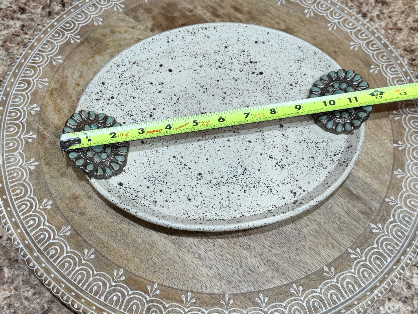 Turquoise Jewelry western platter