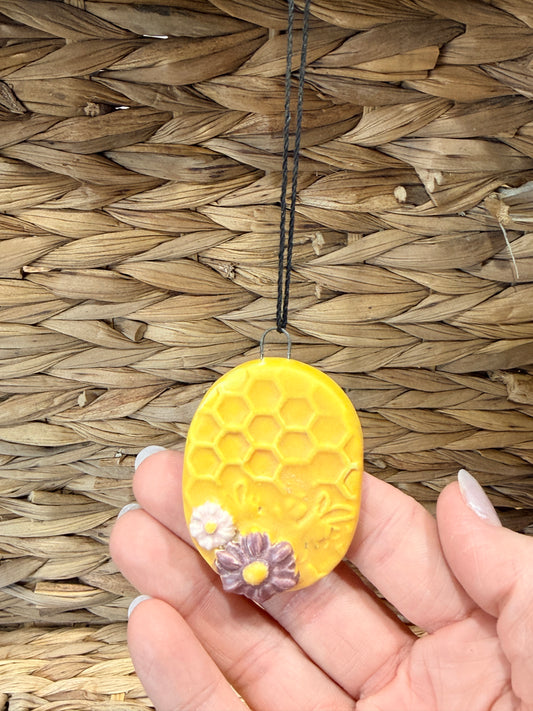 Honeycomb Flower ornament