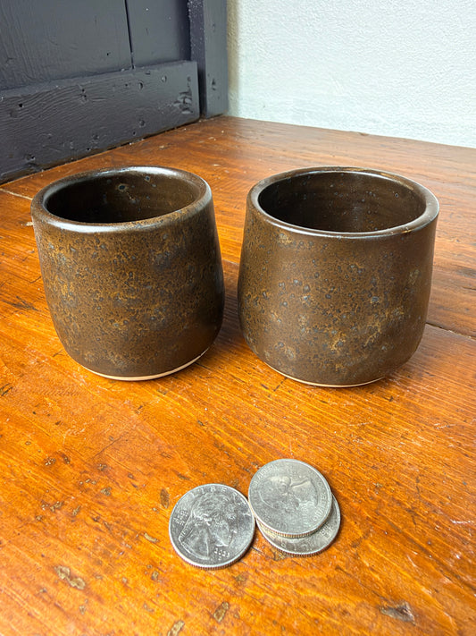 Black Timber Espresso Cups - 4 oz