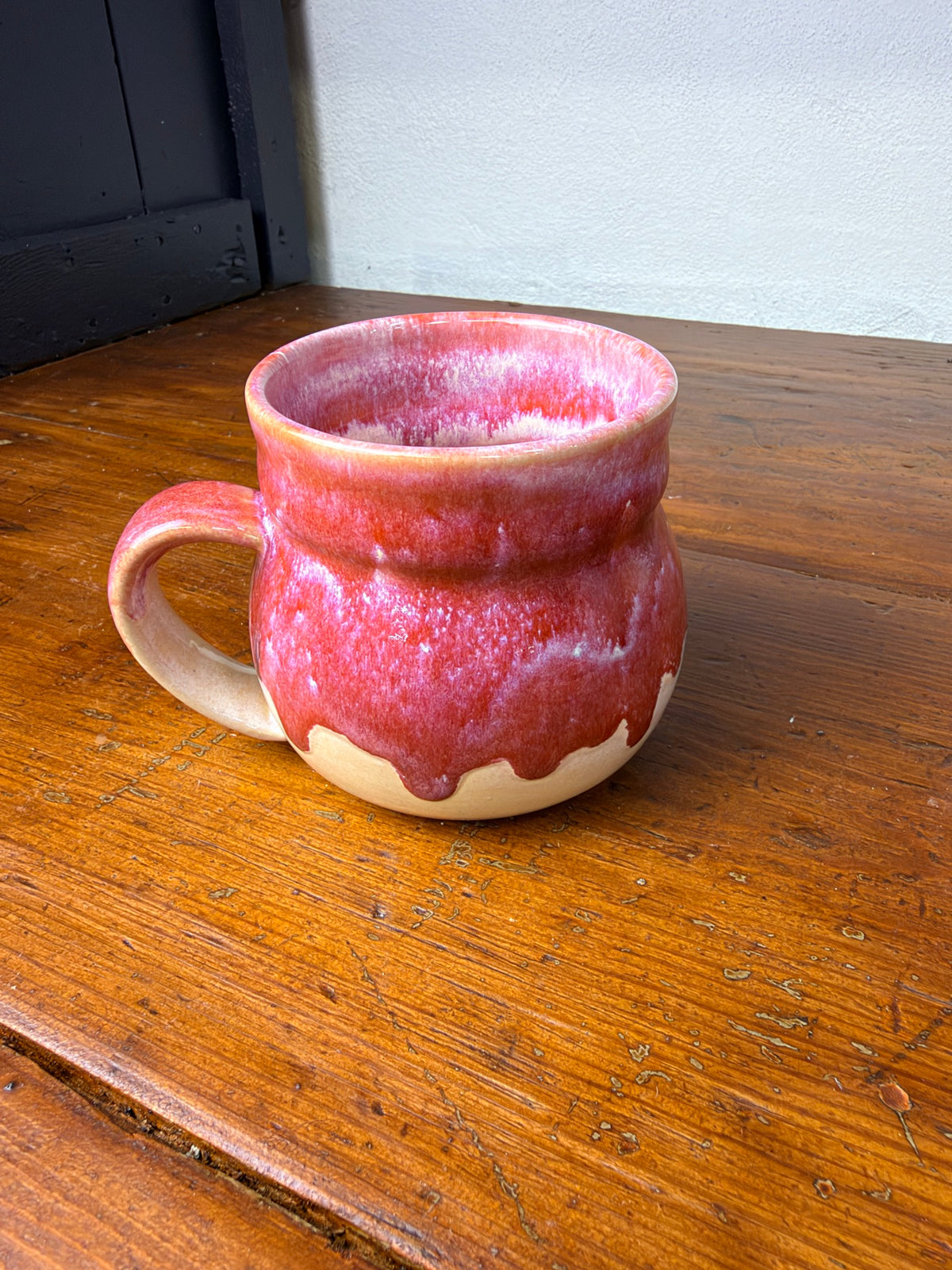 Creamy Pink Bellied Mug - 15 oz