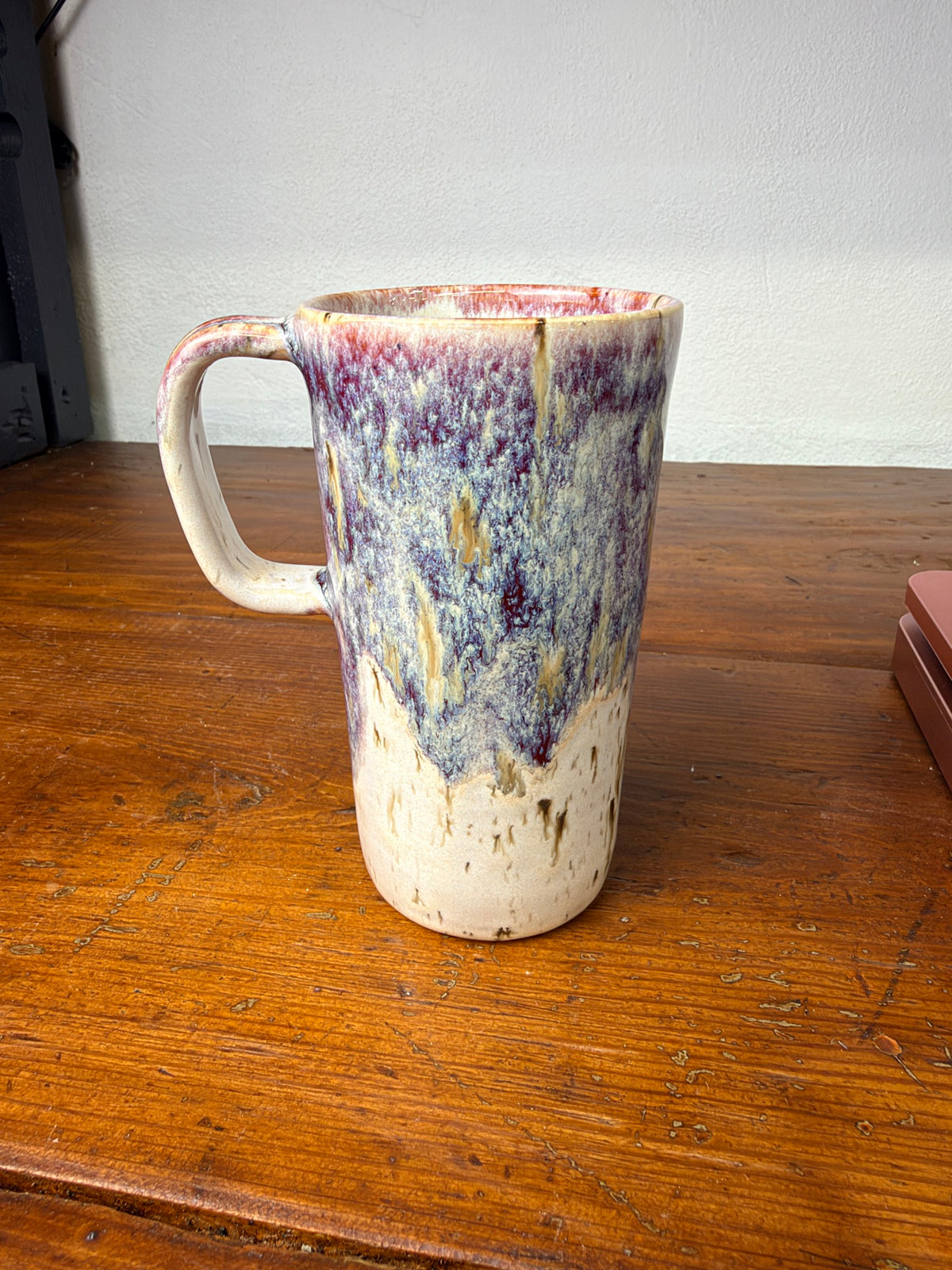 Deep Firebrick Traveler Mug - 11 oz