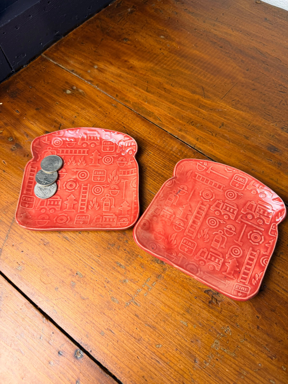 Firefighter Bread Plate