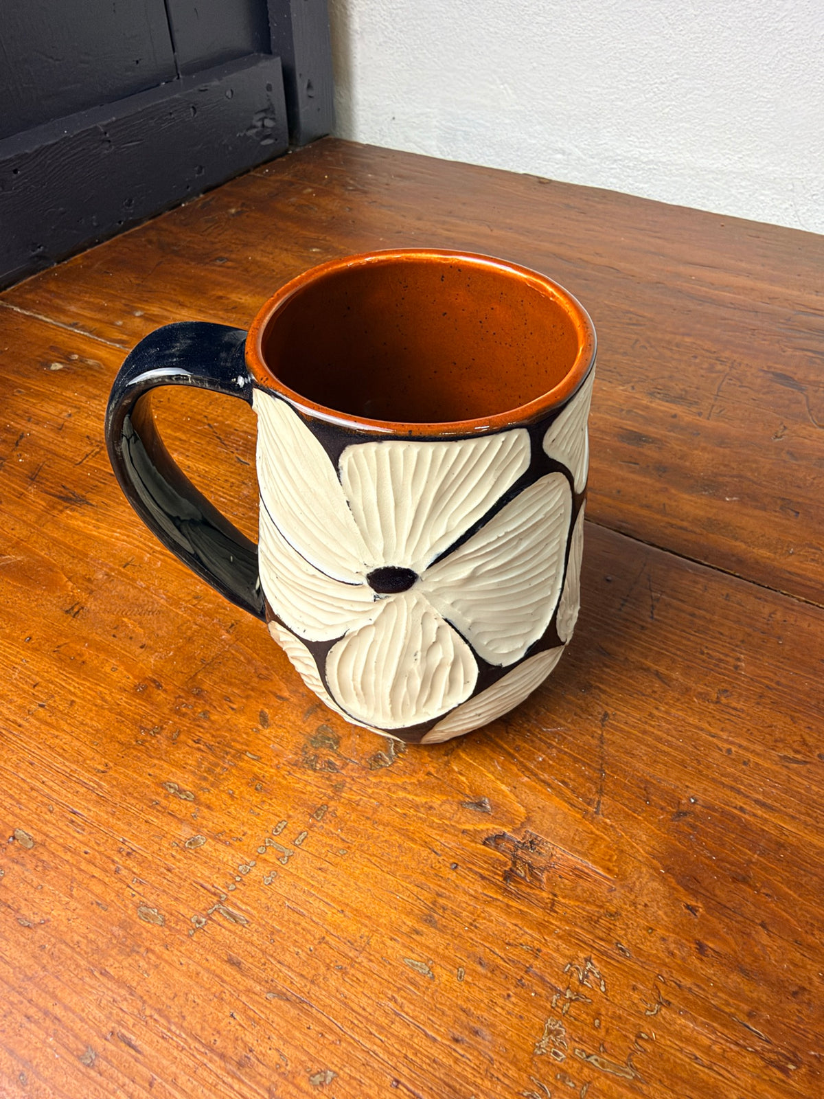 Floral Carved - Deep Sienna A - 16 oz