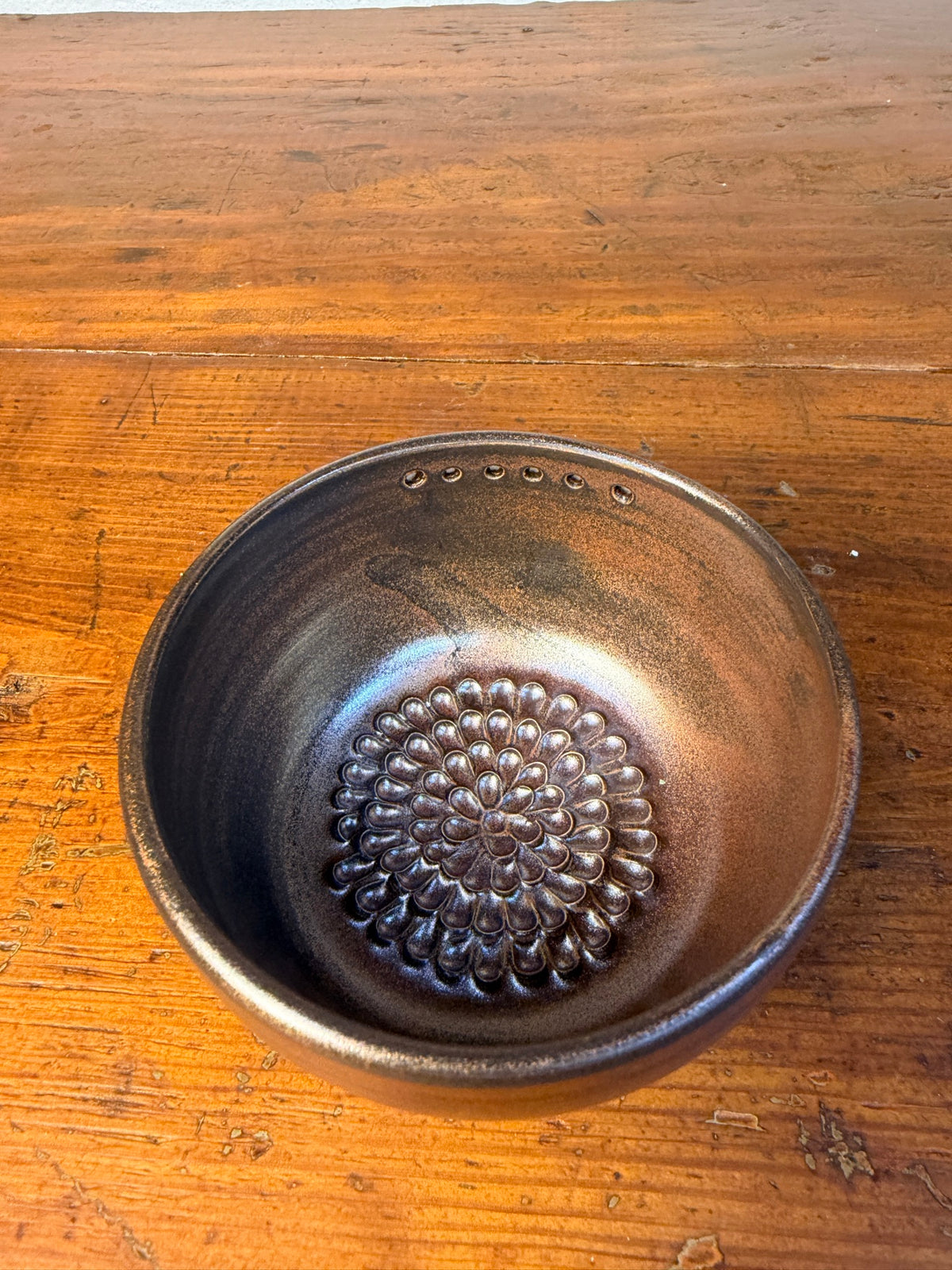 Garlic Grater / Herb Stripper Bowl – Copper B