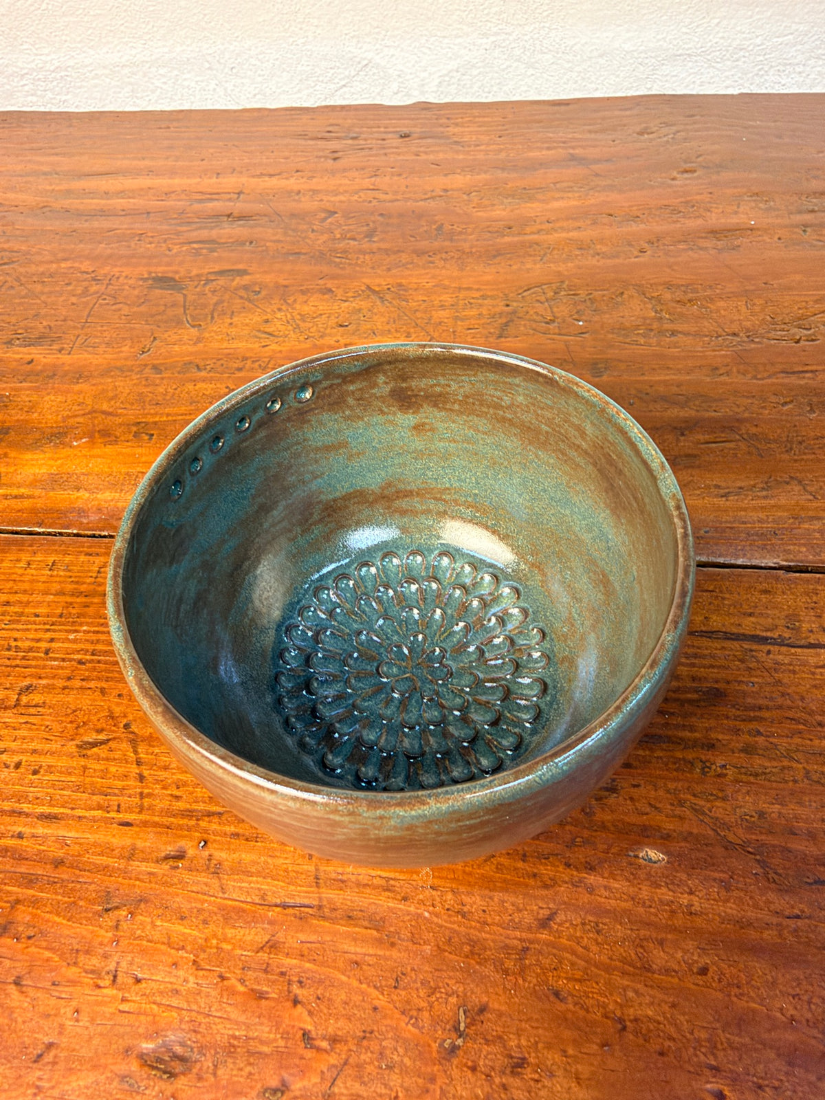 Garlic Grater / Herb Stripper Bowl – Matcha Gloss A