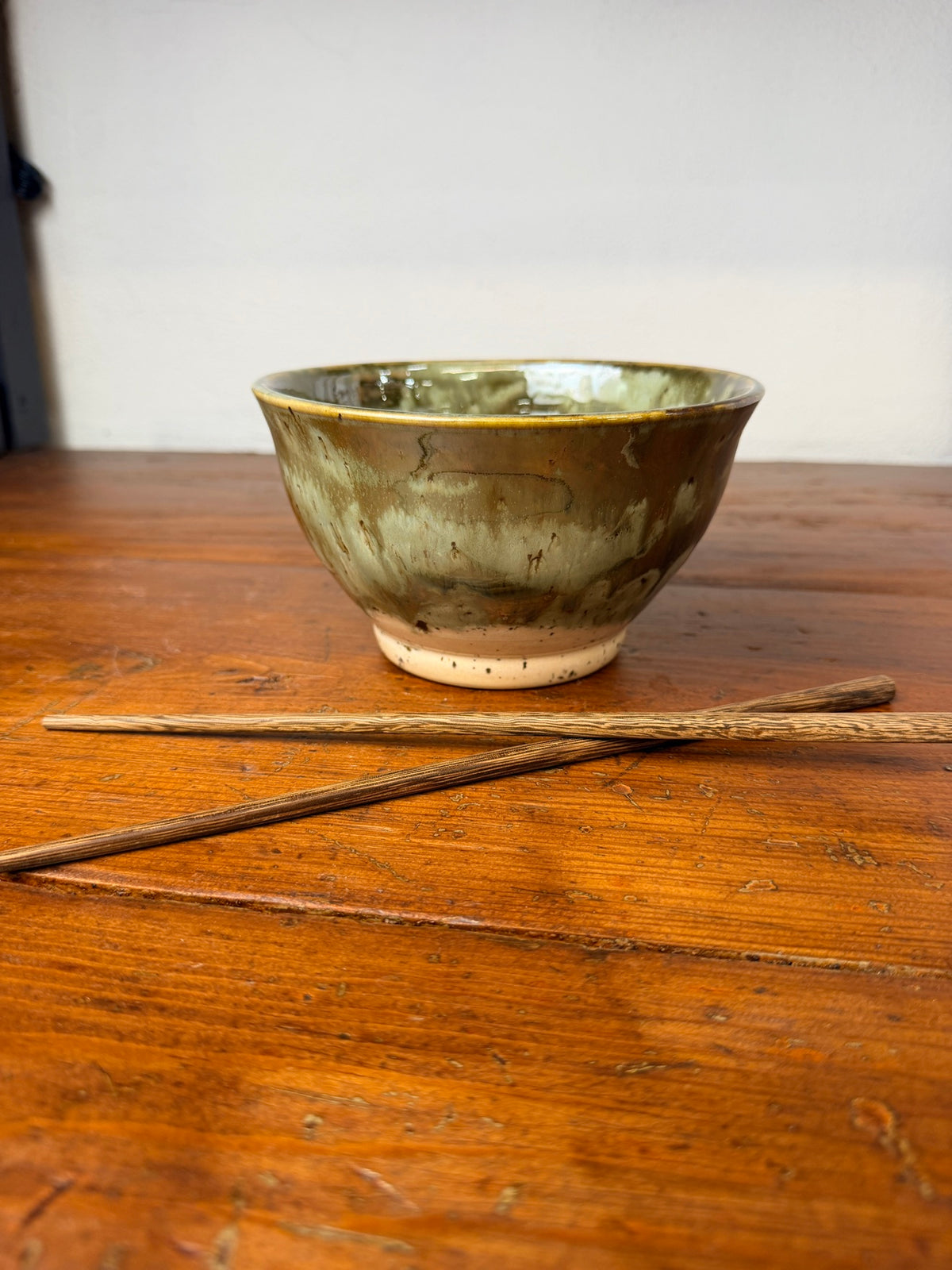 Green and Cream Ramen Bowl A