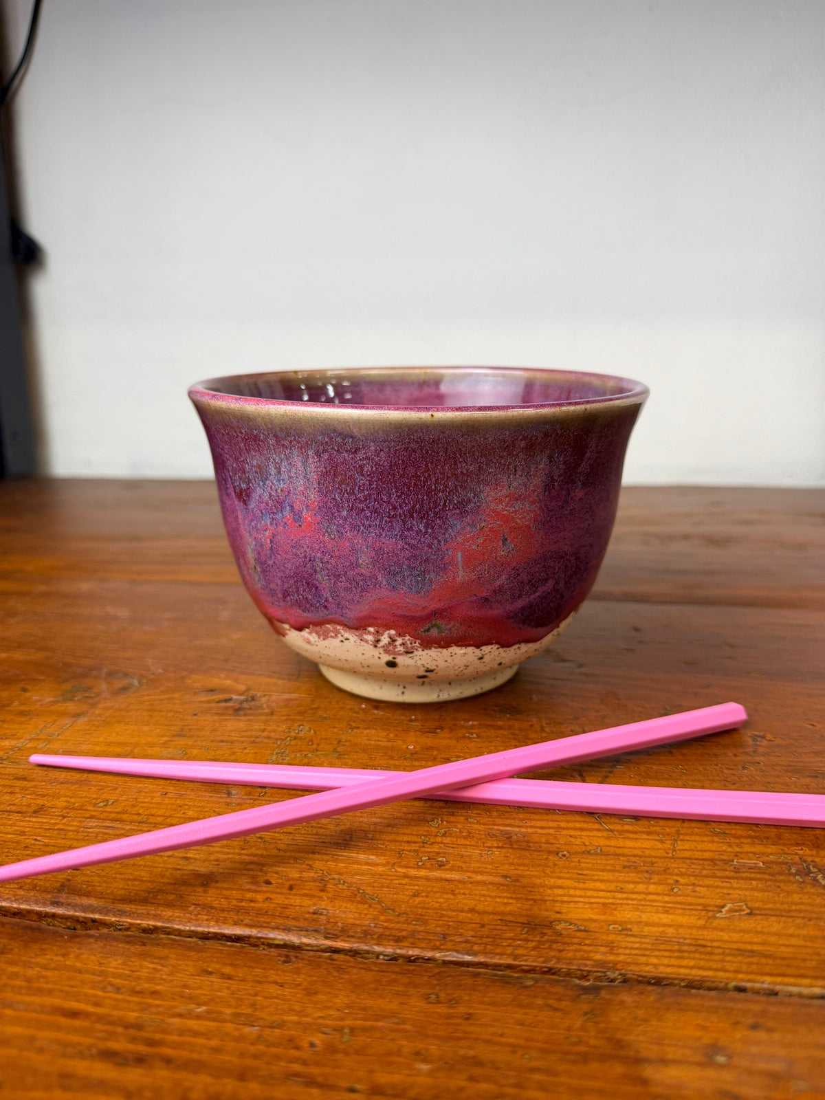 Pink and Cream Ramen Bowl A