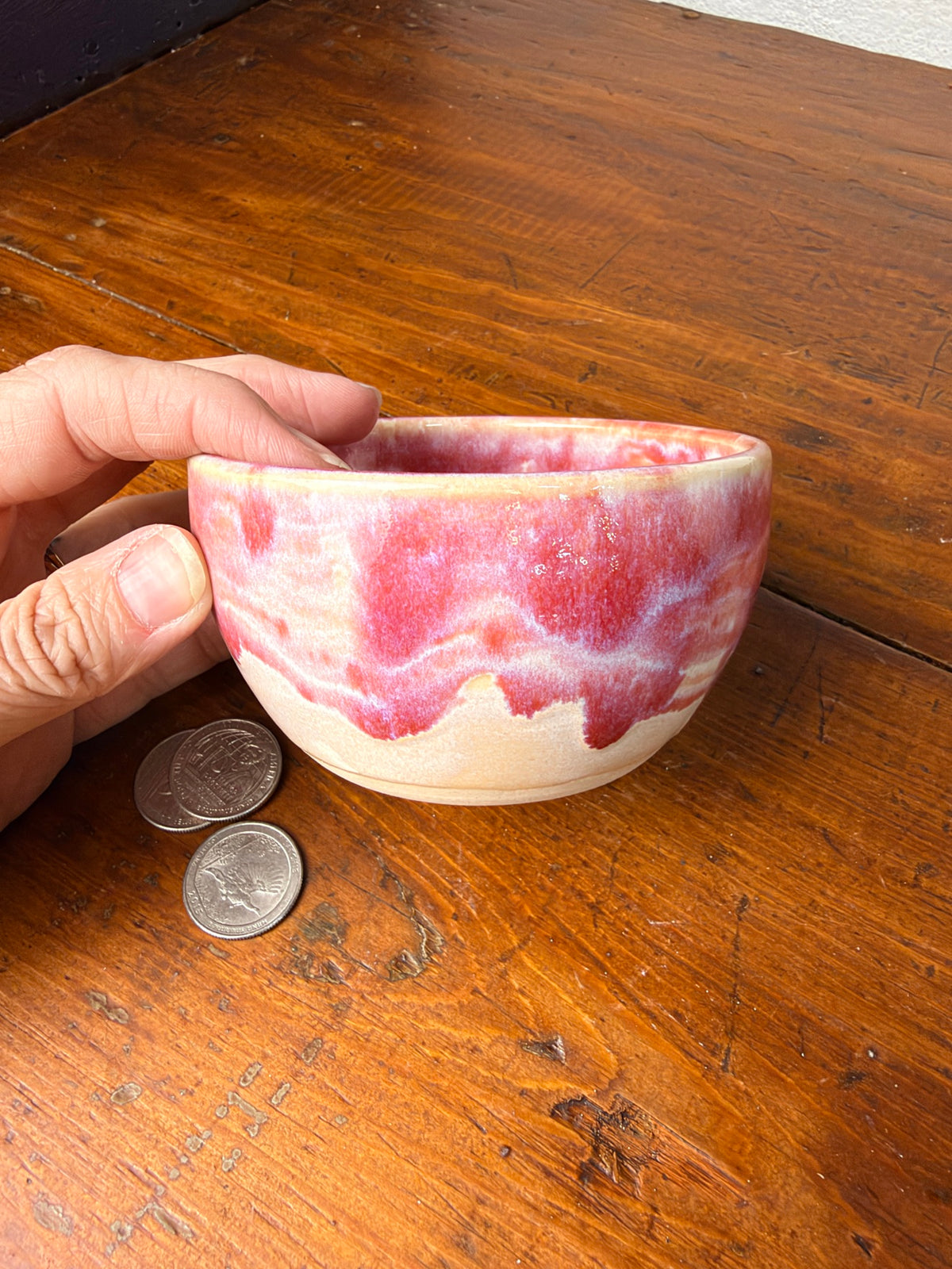 Small Pink Sauce / Dip Bowl