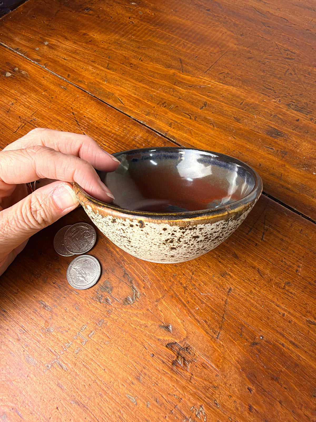 Small Winter Wood Sauce / Dip Bowl